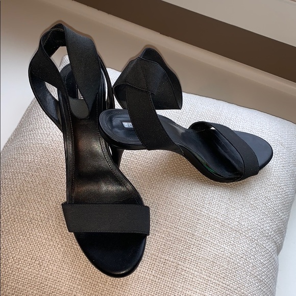 BCBGeneration Black high heeled sandal - Picture 1 of 7
